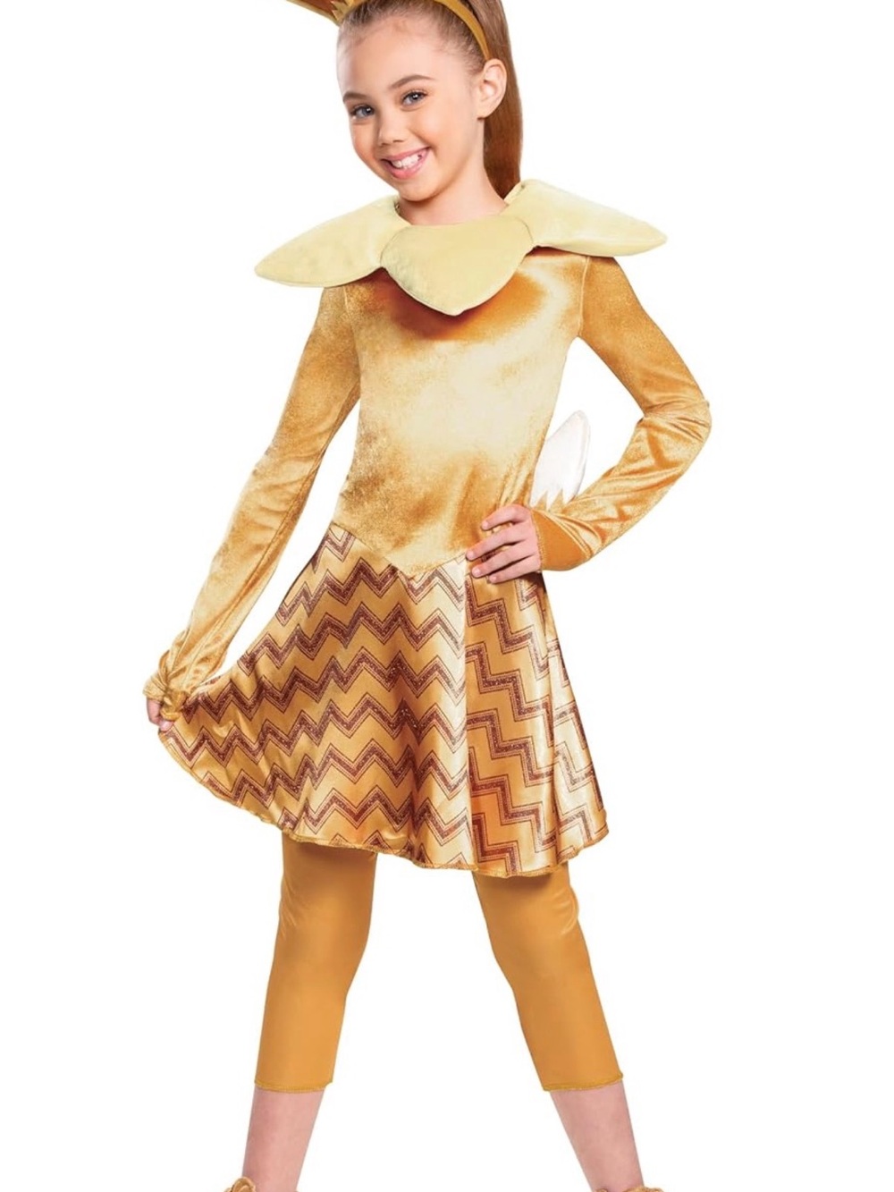 Girl's Deluxe Pokémon Eevee Costume Size Small 4-6x - Picture 3 of 8